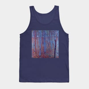 Beech Forest by Gustav Klimt Tank Top